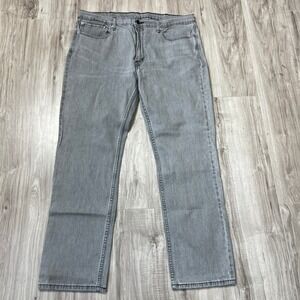 Levi's 514 Straight Fit Men's Gray Jeans Size W40 L32
